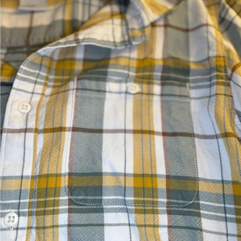 The North Face Hayden Pass 2.0 Plaid Button‎ Down Shirt Men's Large Cotton TNF